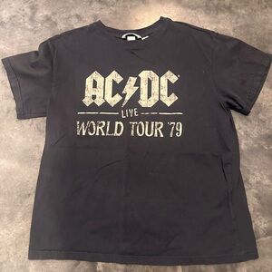 H&M Black AC/DC Live Tour Tee